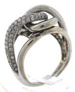 Dazzling 18kt Pave Diamond Knot Ring
