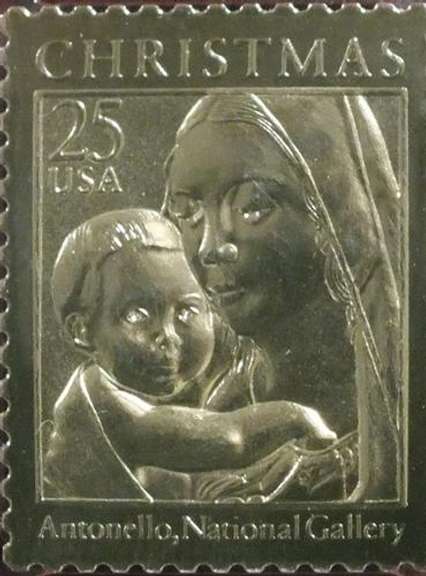Golden Replicas of US Stamps