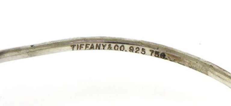 Tiffany & Co Sterling Silver Knot Bangle Bracelet