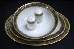 Blue 5 Pieces Serving Set