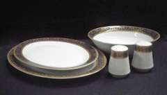 Blue 5 Pieces Serving Set