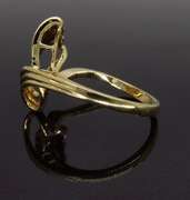 18K Asymmetrical Diamond Right Hand Ring