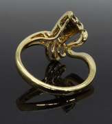 18K Asymmetrical Diamond Right Hand Ring