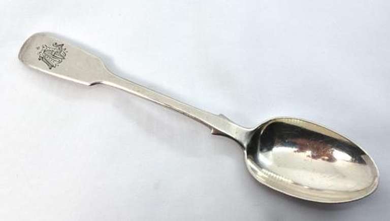 Antique Sterling Silver Victorian 10 Spoon Set