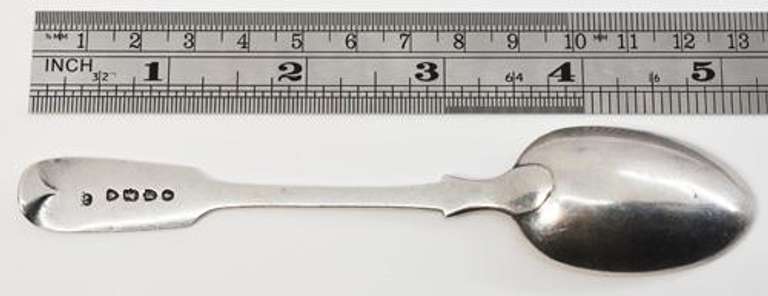 Antique Sterling Silver Victorian 10 Spoon Set