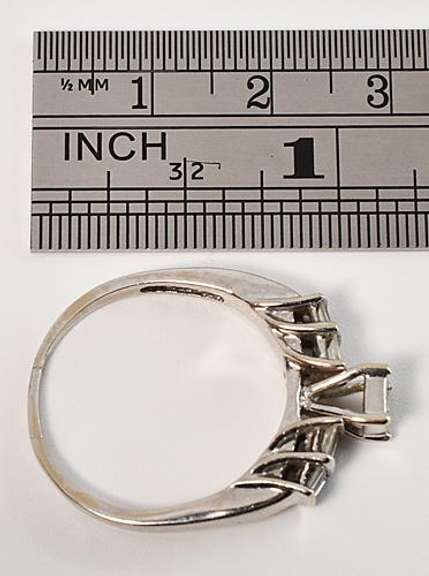 Lovely Multi-Diamond Ring in 14K WG