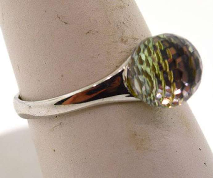 Preciosa Sterling Bead Ring
