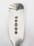 Antique Sterling Silver Victorian 10 Spoon Set