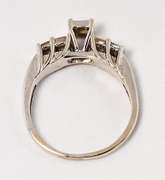 Lovely Multi-Diamond Ring in 14K WG