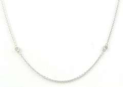 Italian 18K Diamonds By The Yard Necklace