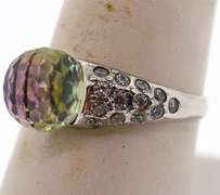 Preciosa Sterling Bead Ring