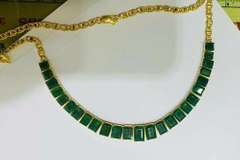 Amazing 18kt Gold & Emerald Necklace!