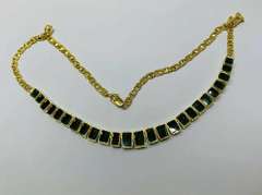 Amazing 18kt Gold & Emerald Necklace!