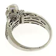Charming White Gold Diamond Ring