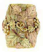 Popular Black Hills Gold Leaf Ring