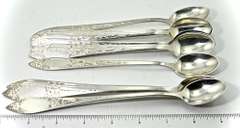 Service for 12 Stieff Lady Claire Sterling Flatware