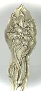Art Nouveau Sterling Serving Spoon