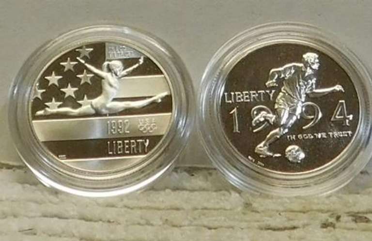 1992 & 1994 PROOF Half Dols, Olympic & World Cup