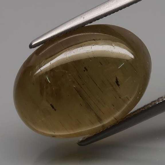 Very rare 12.30ct untreated Apatite Cats Eye