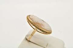 LADIES 14 KT ITALY CAMEO RING