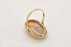 LADIES 14 KT ITALY CAMEO RING