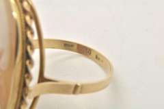 LADIES 14 KT ITALY CAMEO RING