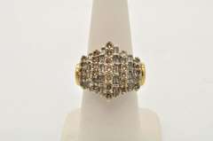 LADIES 14 KT LARGE DIAMOND RING