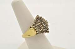 LADIES 14 KT LARGE DIAMOND RING