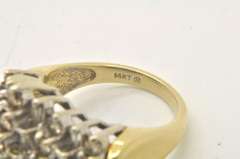 LADIES 14 KT LARGE DIAMOND RING