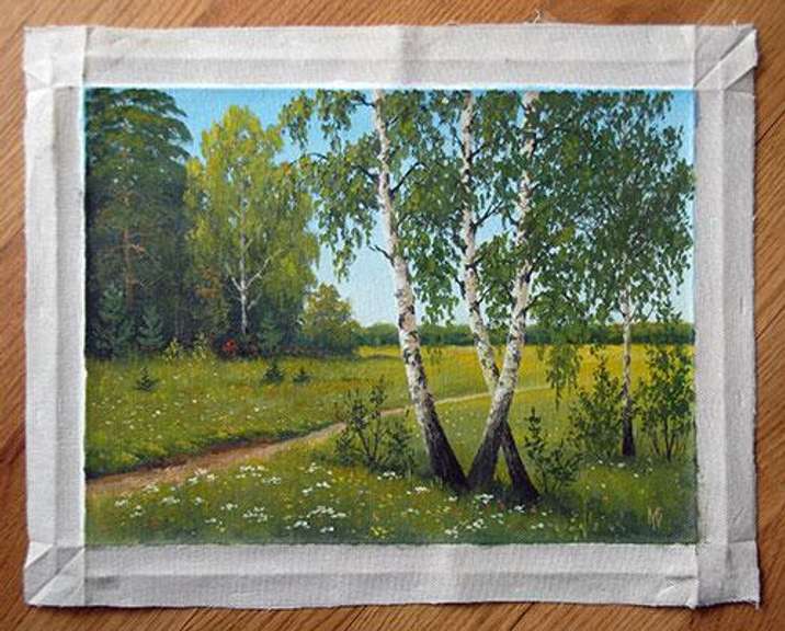 Original Oil On Canvas by Russian Painter Maksim
