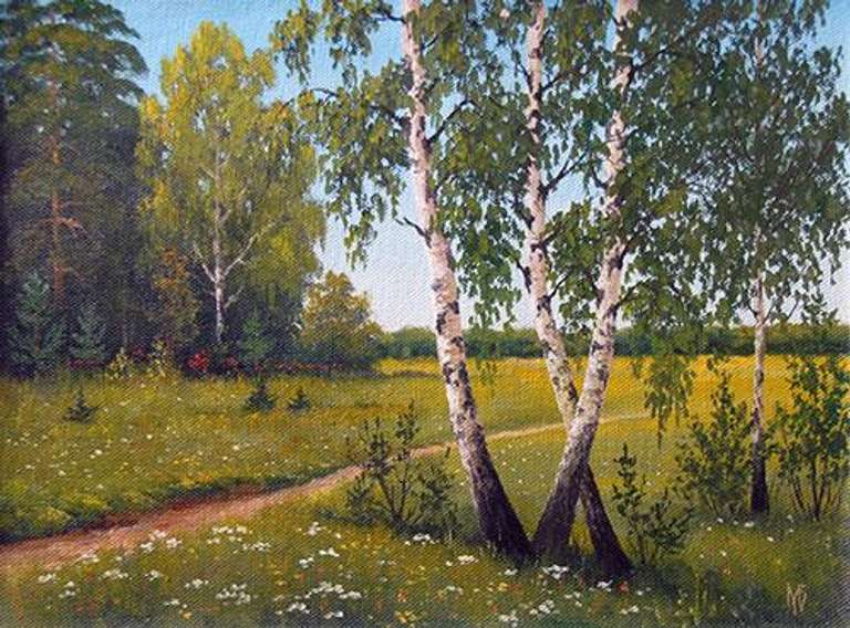 Original Oil On Canvas by Russian Painter Maksim