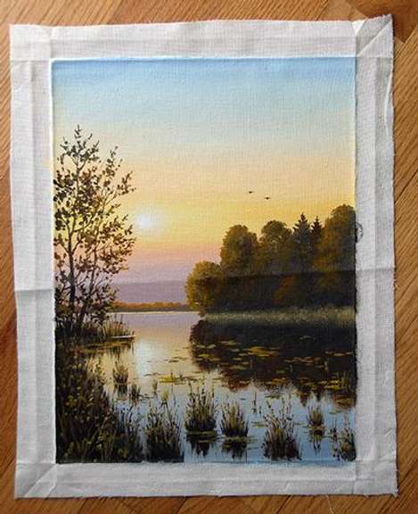 Spectacular Barashkov Maksim original Oil On Canvas