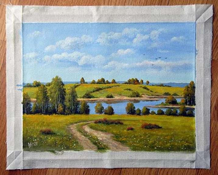 Spectacular Barashkov Maksim original Oil On Canvas