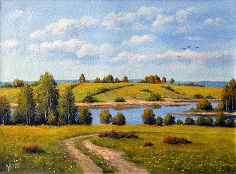 Spectacular Barashkov Maksim original Oil On Canvas