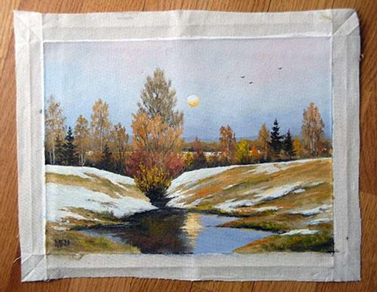 Highly Detailed Landscape Scene By Russian Artist Maksim
