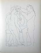 PABLO PICASSO, THREE NUDE MEN