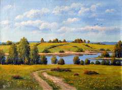 Spectacular Barashkov Maksim original Oil On Canvas