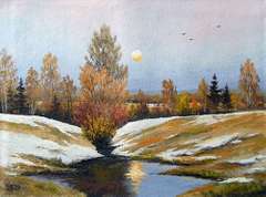 Highly Detailed Landscape Scene By Russian Artist Maksim