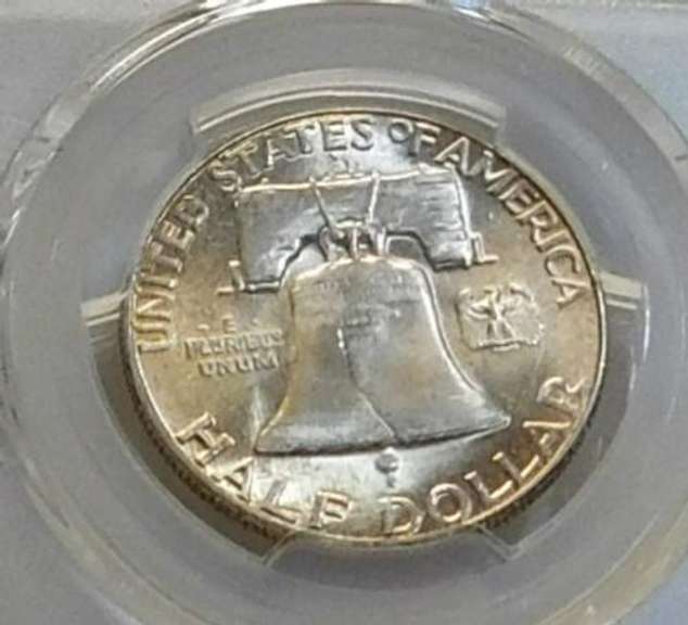 1960 Franklin Half PCGS MS-65