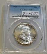 1960 Franklin Half PCGS MS-65