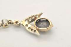 LADIES 18 KT YELLOW AND WHITE GOLD DIAMOND STAR SAPPHIR