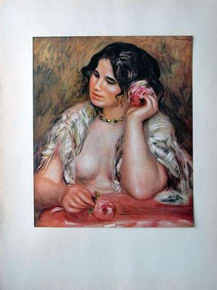 PIERRE AUGUSTE RENOIR, GABRIELLE WITH ROSES