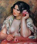 PIERRE AUGUSTE RENOIR, GABRIELLE WITH ROSES