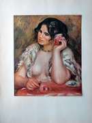PIERRE AUGUSTE RENOIR, GABRIELLE WITH ROSES