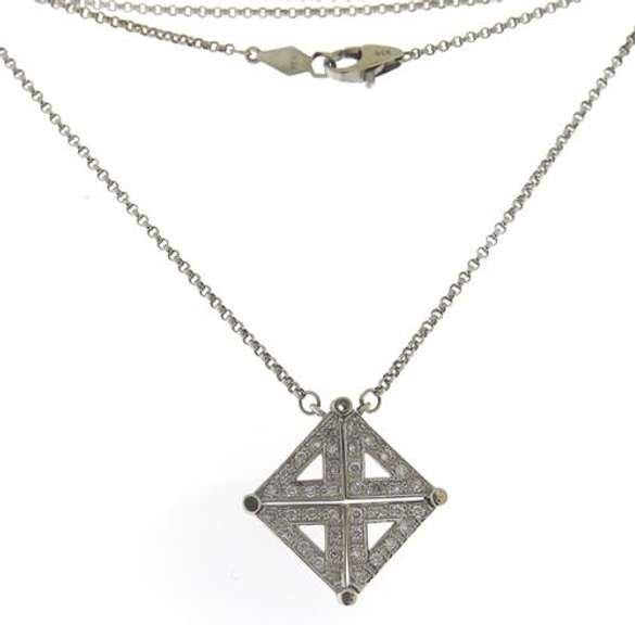 Fancy Diamond Convertable Necklace
