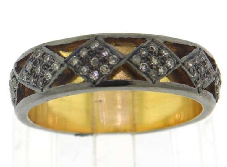 Sterling Silver .83ctw OX Ring