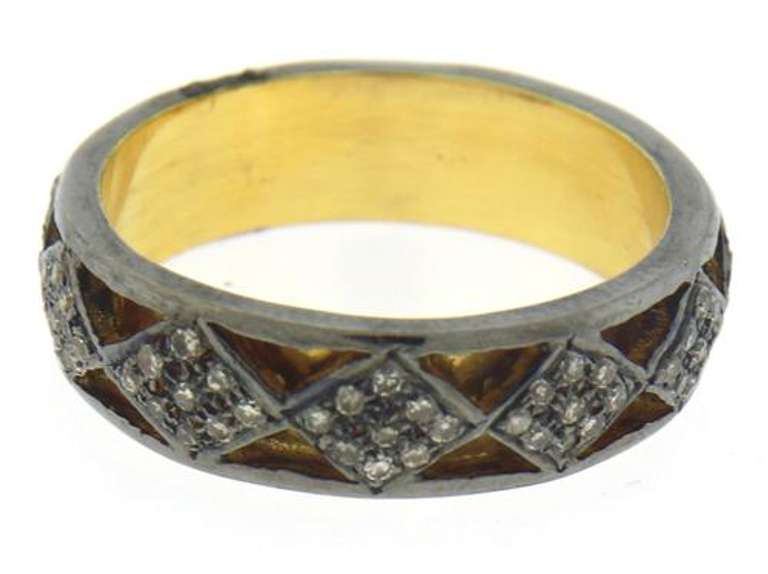 Sterling Silver .83ctw OX Ring