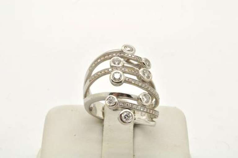 1ctw Diamond Ring in 18k White Gold