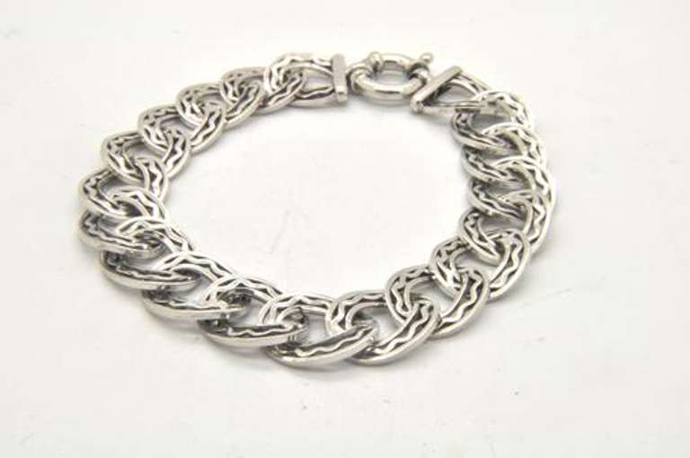 14 KT WHITE GOLD LADIES BRACELET