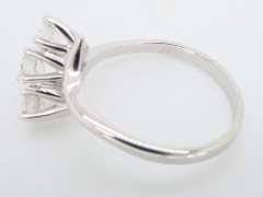 Bypass Three Stone Diamond Ring